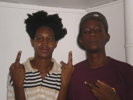 Pa djok  Ti dan ak Chichon (de goch a dwat)